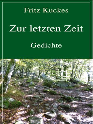 cover image of Zur letzten Zeit